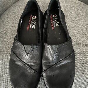 Skechers BOBS Black Slip-On Casual Flats